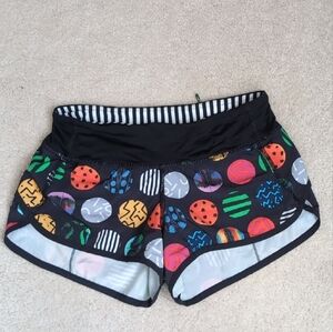 lululemon athletica Multicolor Patterned Athletic Shorts